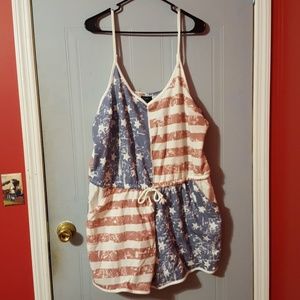 American Flag Romper